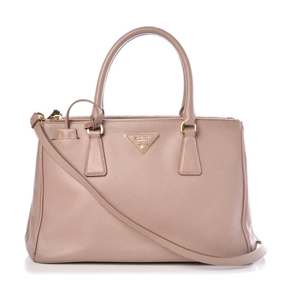 Prada Saffiano Small Galleria Double Zip Tote Cammeo 1 of 14