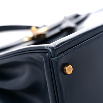 Hermes Box Kelly Retourne 35 Indigo 7 of 23