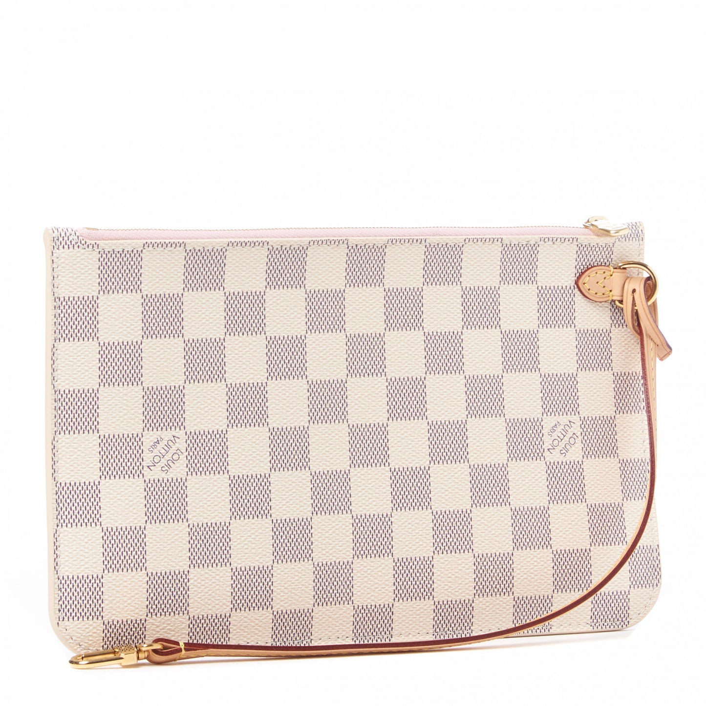 Damier Azur Neverfull MM GM Pochette Rose Ballerine