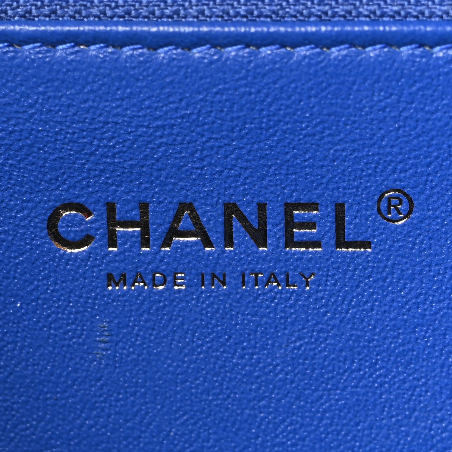 Chanel Caviar Quilted Large CC Filigree Vanity Case Blue White Red 7 of 11