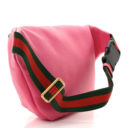 Gucci Grained Calfskin Logo Belt Bag Pink 3 of 11