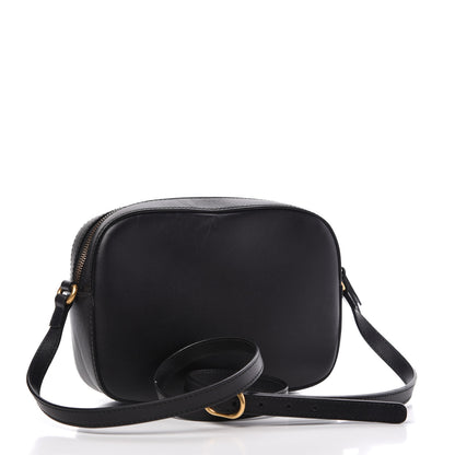 Gucci Calfskin Web Small Webby Bee Shoulder Bag Black 3 of 9