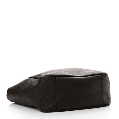Saint Laurent Grained Deerskin Bea Tote Marron Fonce 4 of 11