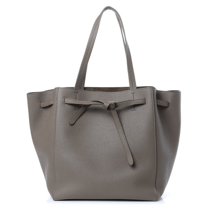 Celine Soft Grained Calfskin Small Belt Cabas Phantom Taupe 1 of 12