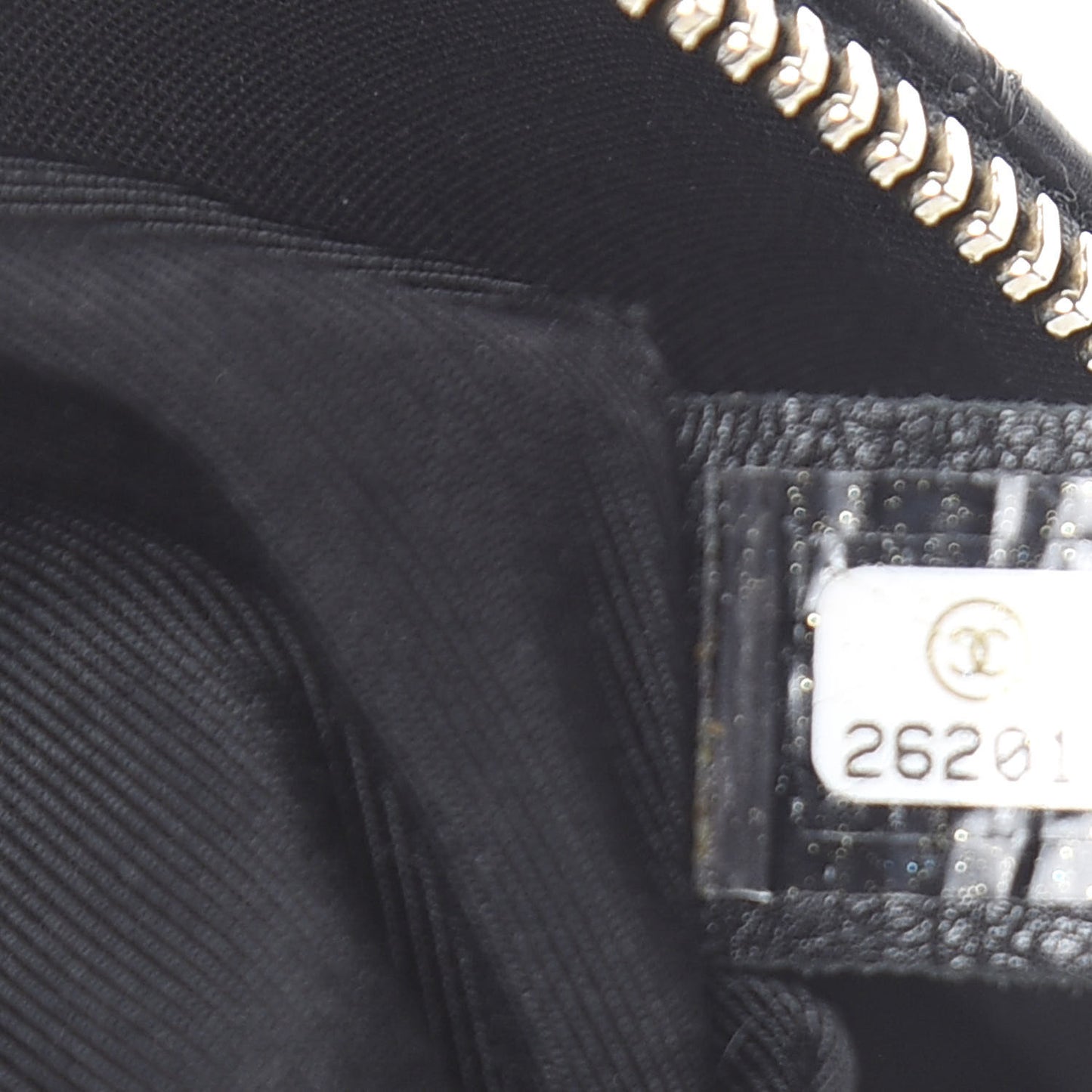 Lambskin Quilted Banane Waist Bag Fanny Pack Black