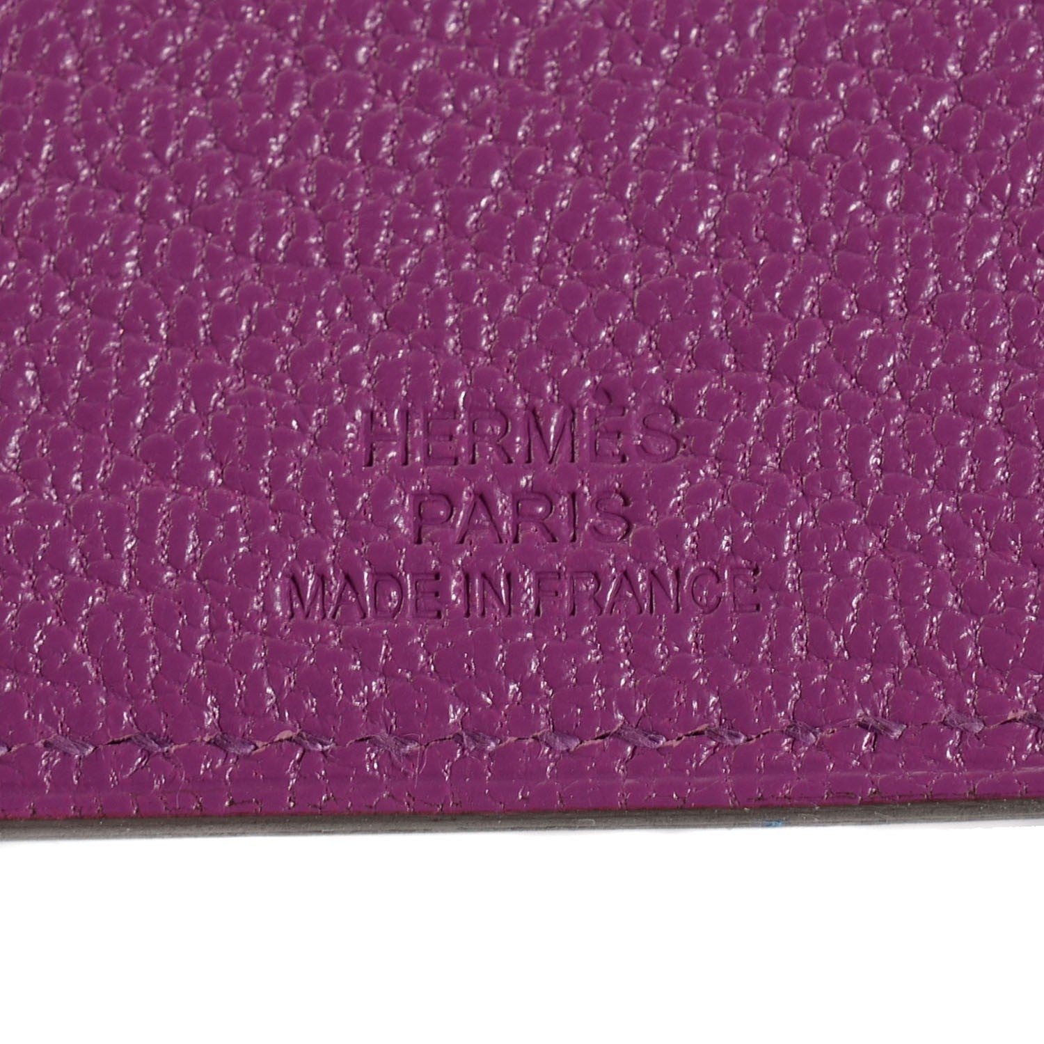 Hermes Chevre Mysore Tarmac PM Passport Holder Anemone 7 of 12