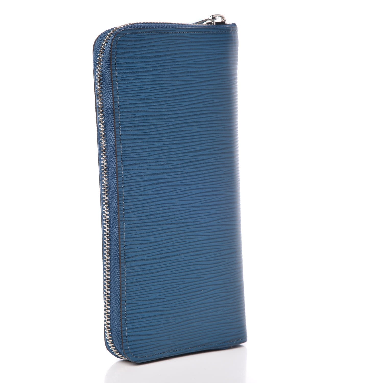 Louis Vuitton Epi Zippy Vertical Wallet Blue Celeste 3 of 6