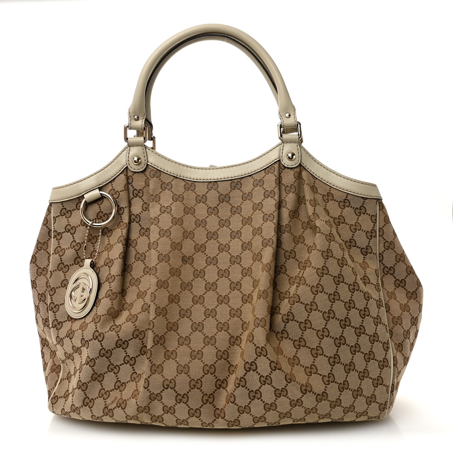 Gucci Monogram Large Sukey Tote Off White 1 of 13