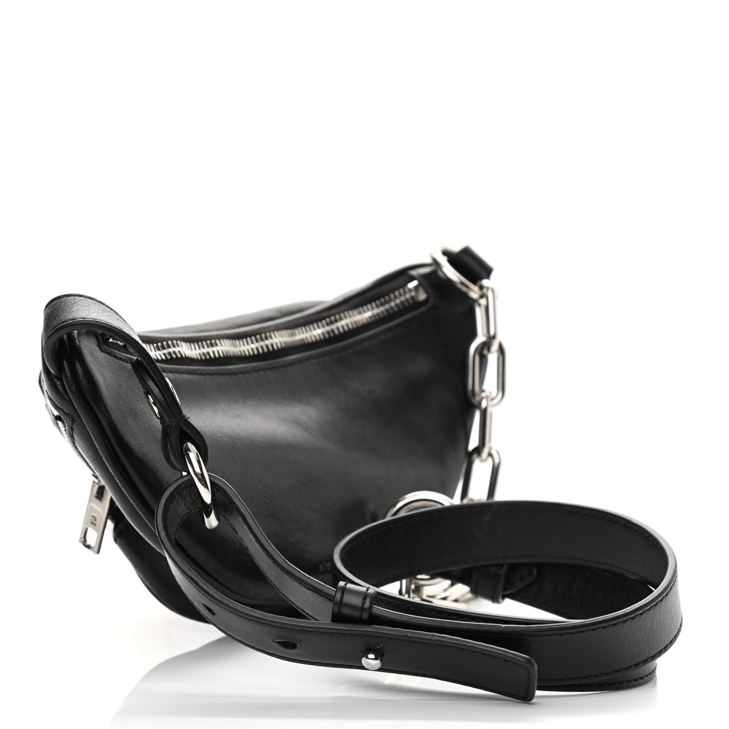 Lambskin Mini Attica Belt Bag Black