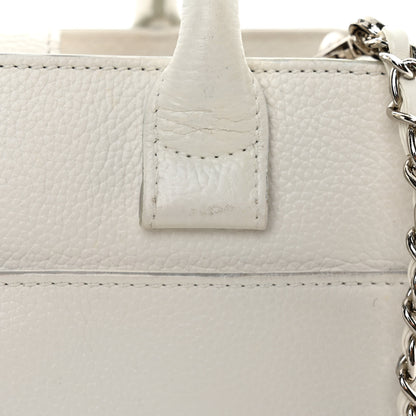 Chanel Grained Calfskin Mini Neo Executive Shopper Tote White 11 of 14