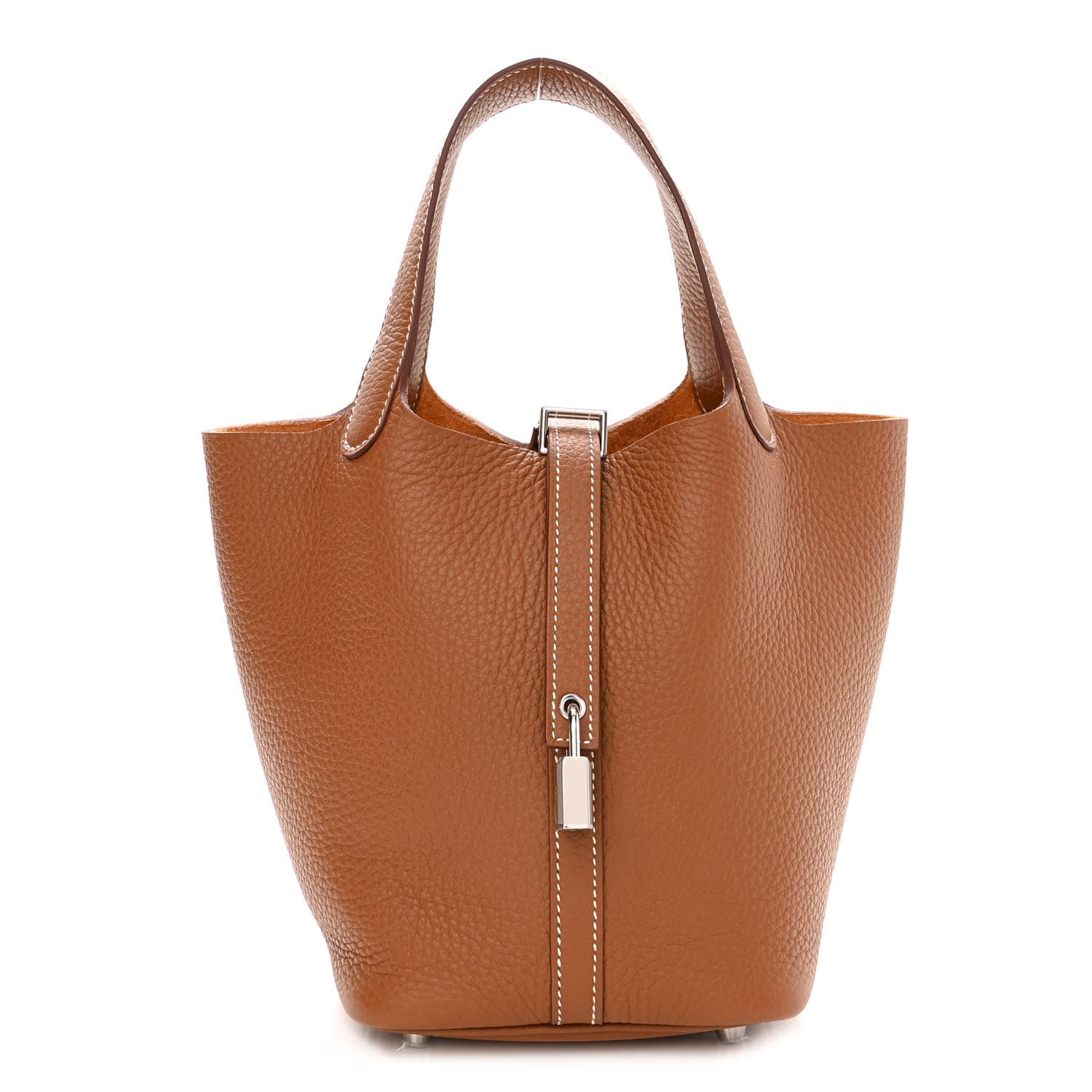 Hermes Taurillon Clemence Picotin Lock 18 PM Gold 1 of 10