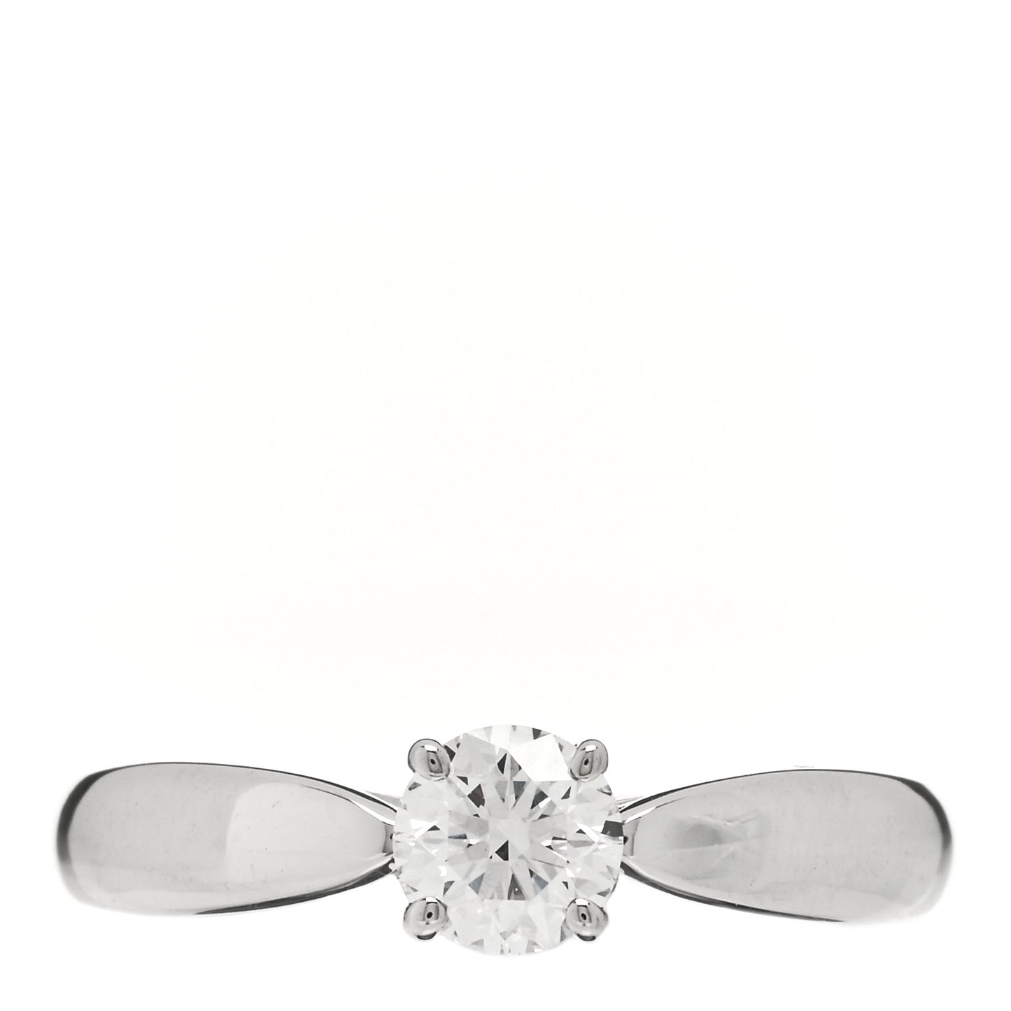 Platinum Diamond .32ct Harmony Solitaire Engagement Ring 47 4