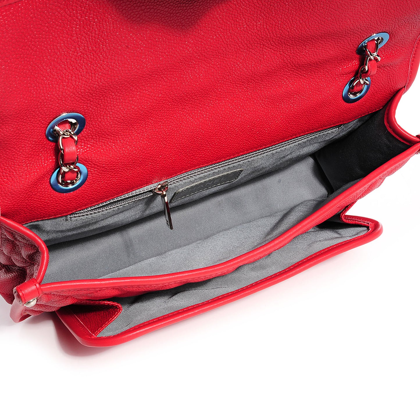 Caviar French Riviera Large Flap Red