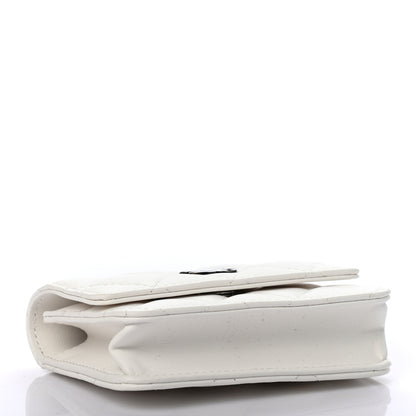 Chanel Lambskin Quilted CC Hook Card Holder White 4 of 8