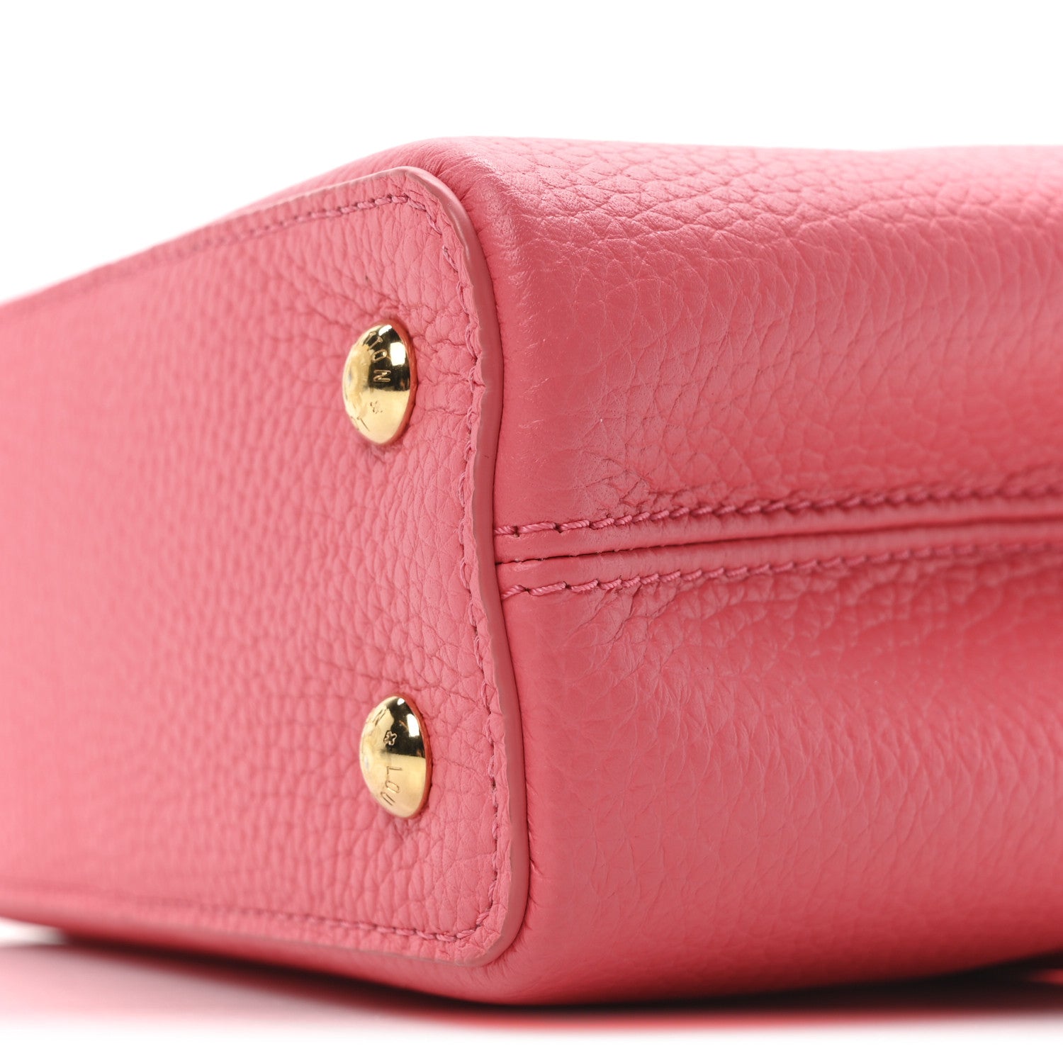 Louis Vuitton Taurillon LV Bloom Capucines Mini Pink Sky 9 of 9