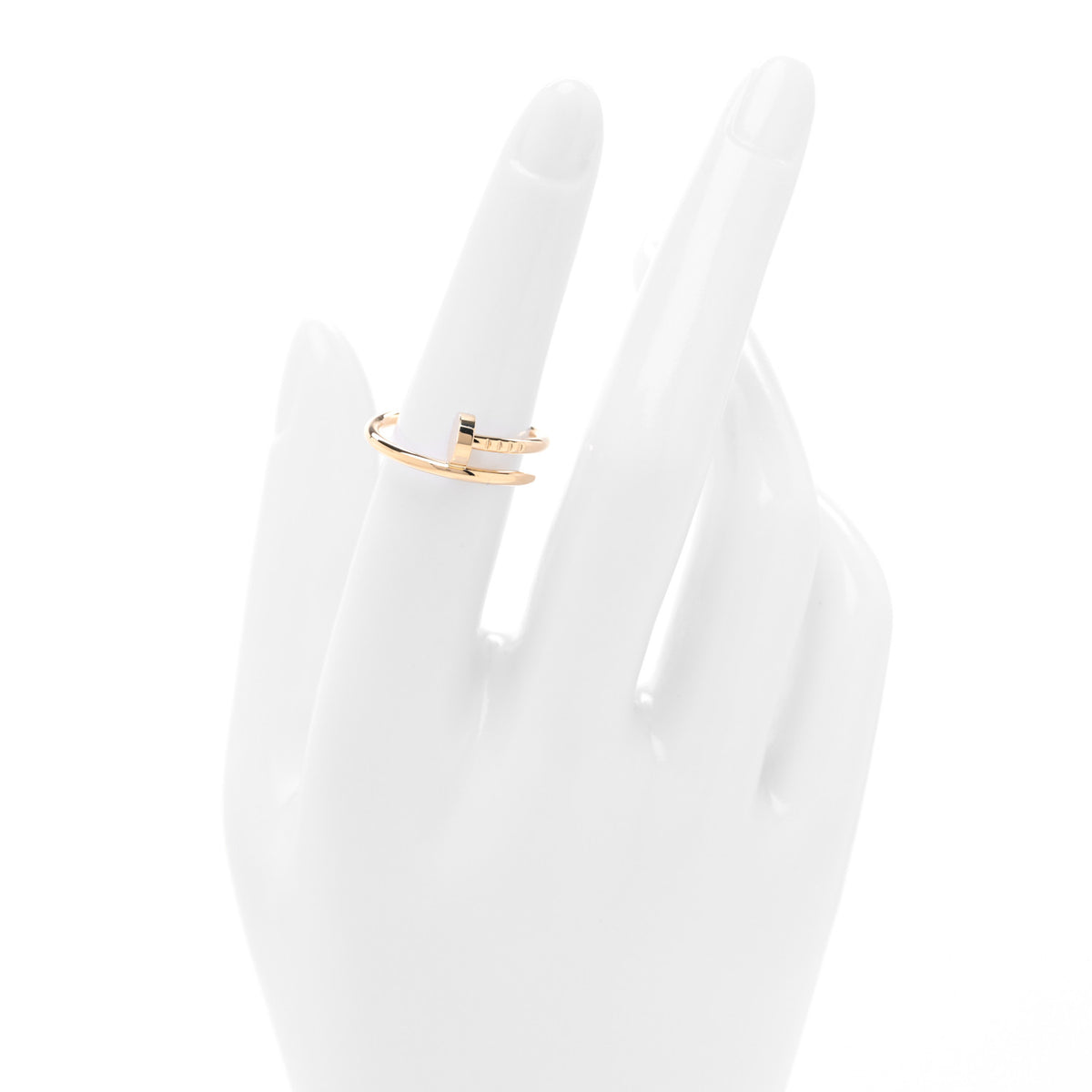 18K Yellow Gold Small Juste Un Clou Ring 53 6.5