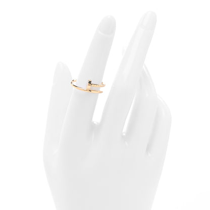 Cartier 18K Yellow Gold Small Juste Un Clou Ring 53 6.5 2 of 6