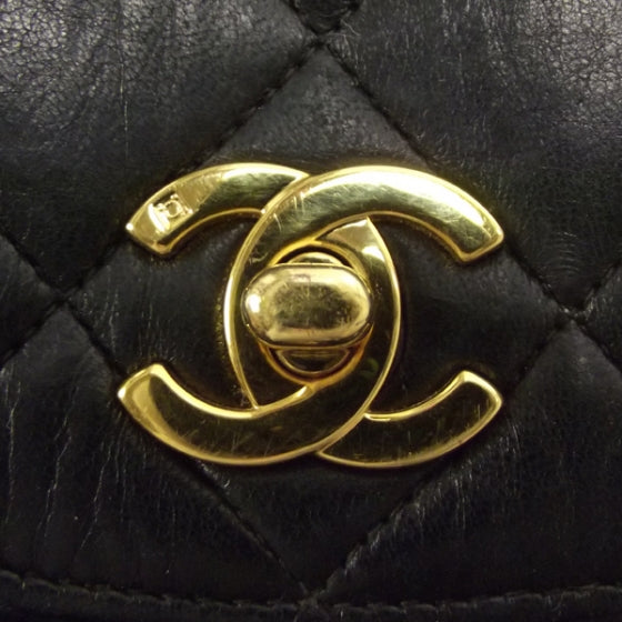 Chanel Lambskin Quilted Backpack Black 11 of 11