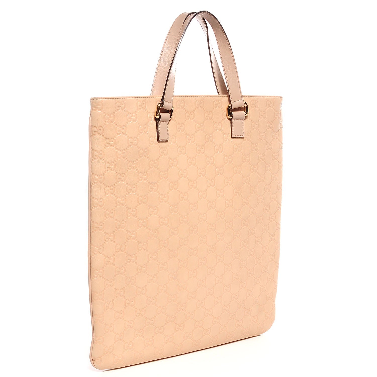 Gucci Guccissima Flat Vertical Tote Beige 3 of 9
