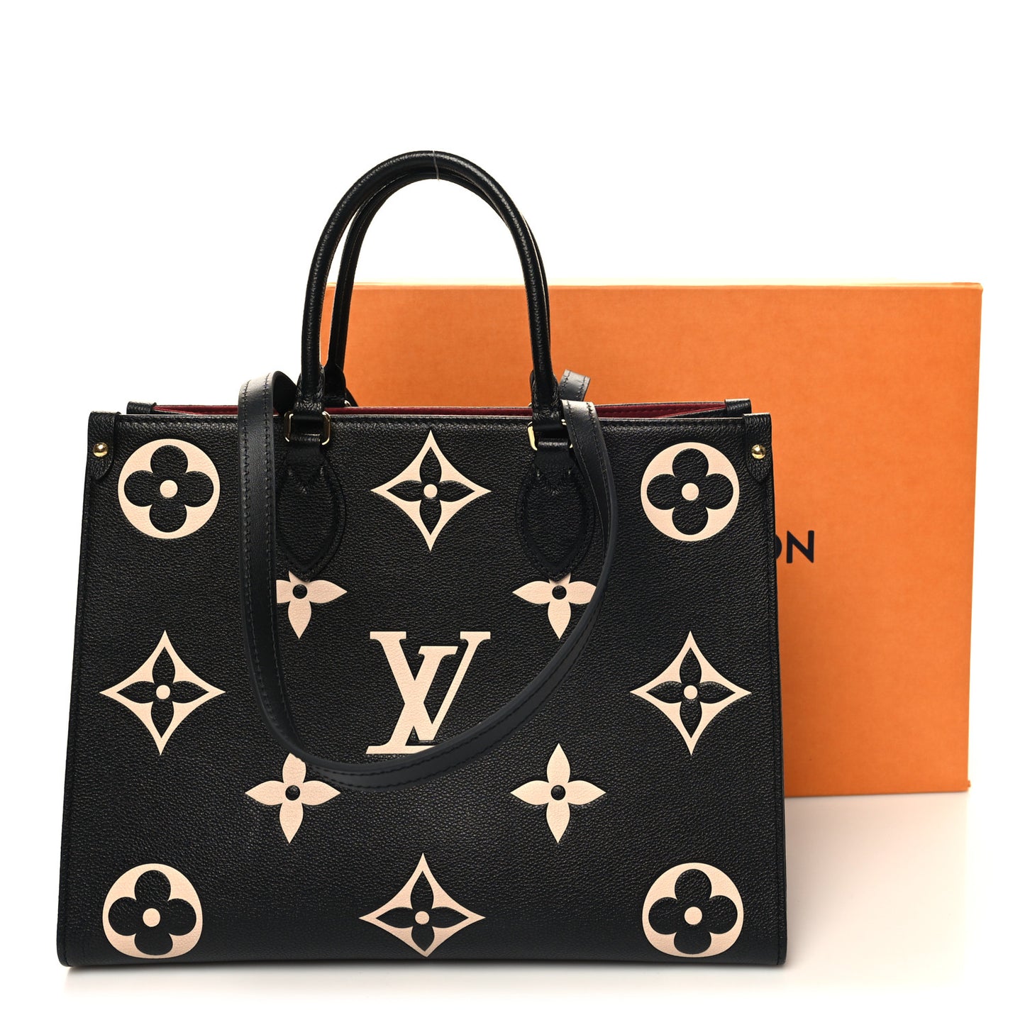 Empreinte Monogram Giant Onthego MM Black Beige