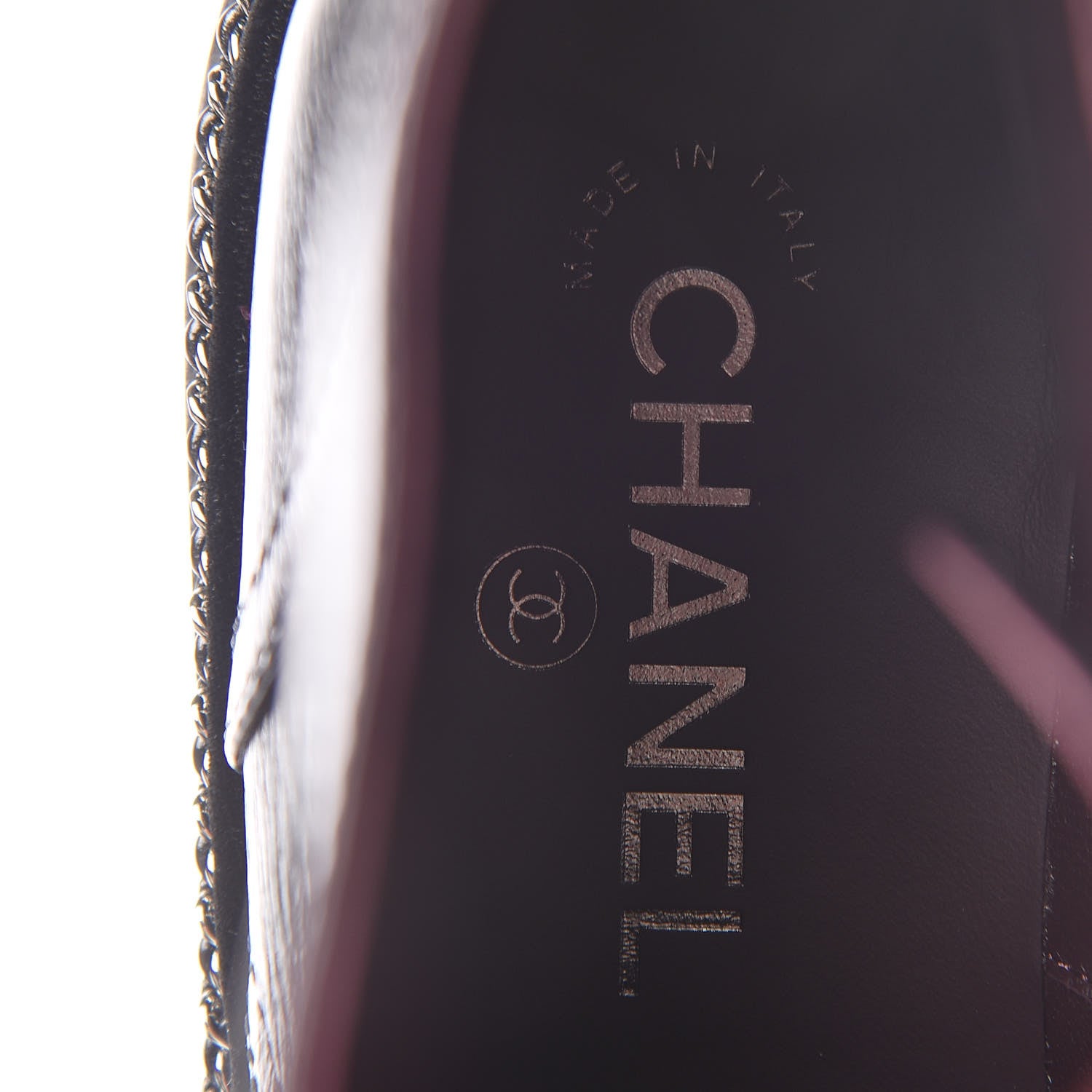 Chanel Crackled Calfskin Velvet Pearl Combat Short Boots 40 Black 7 of 8