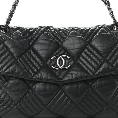 Chanel Lambskin In and Out XL Maxi Flap Black 7 of 11