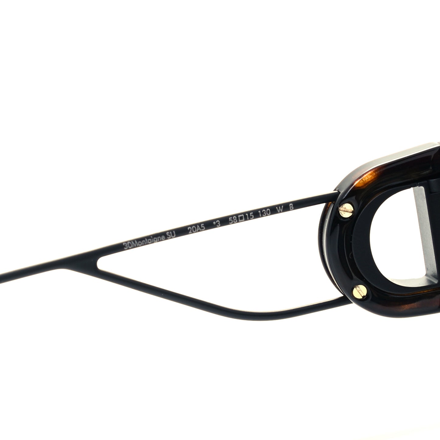 Acetate Square 30 Montaigne Sunglasses Tortoise