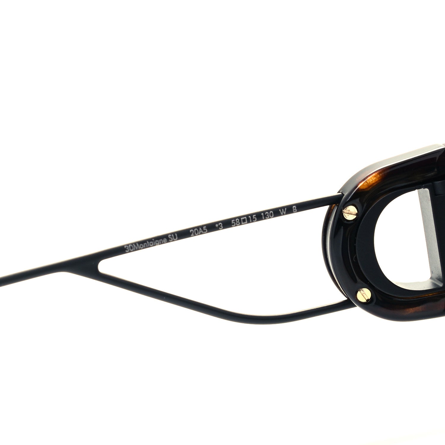 Christian Dior Acetate Square 30 Montaigne Sunglasses Tortoise 5 of 8