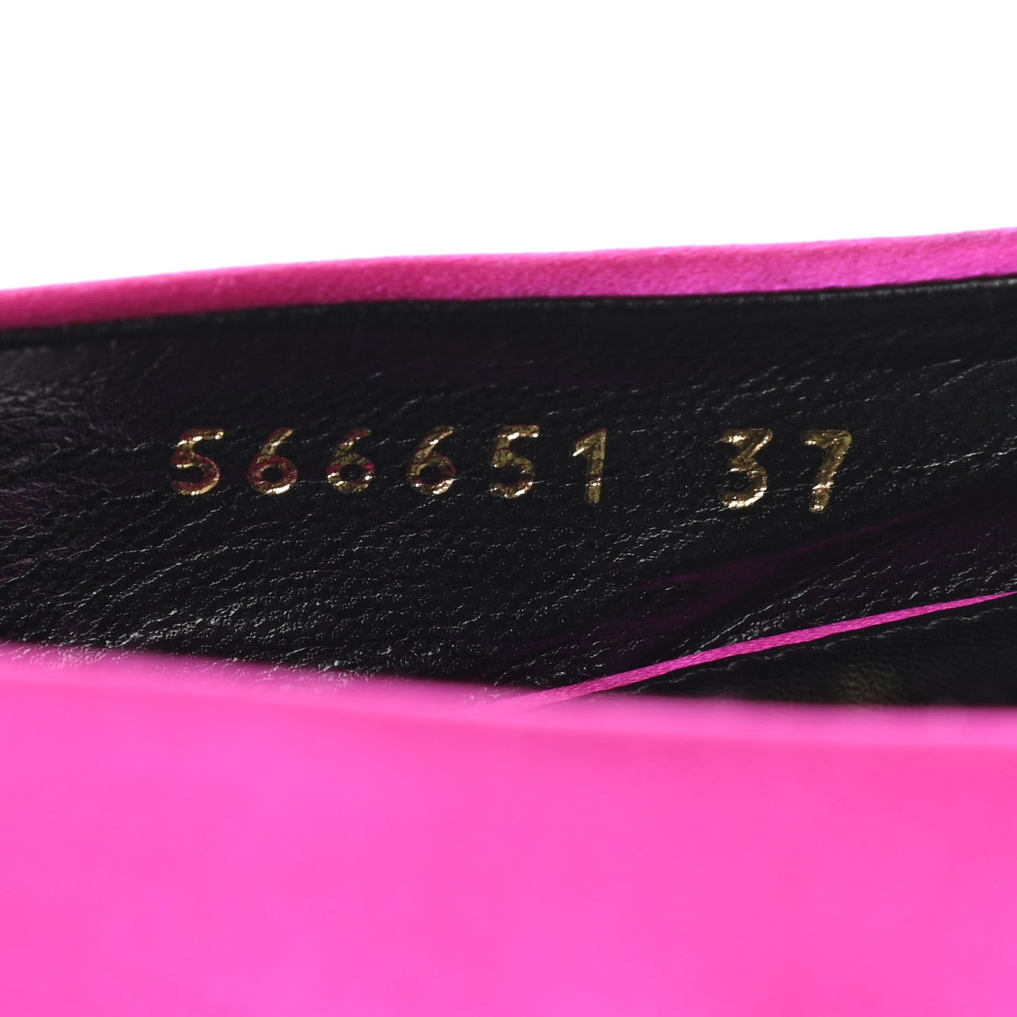 Satin BB Knife Pointy Toe Slingback Flats 37 Neon Pink