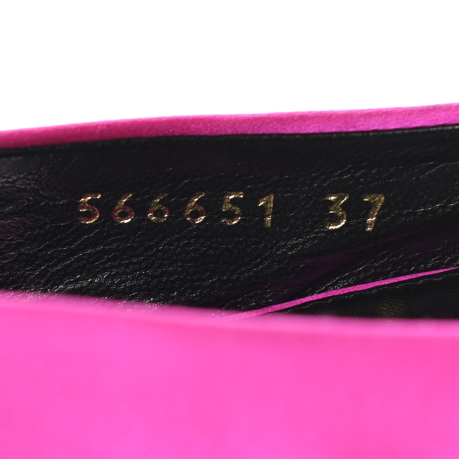 Balenciaga Satin BB Knife Pointy Toe Slingback Flats 37 Neon Pink 7 of 7