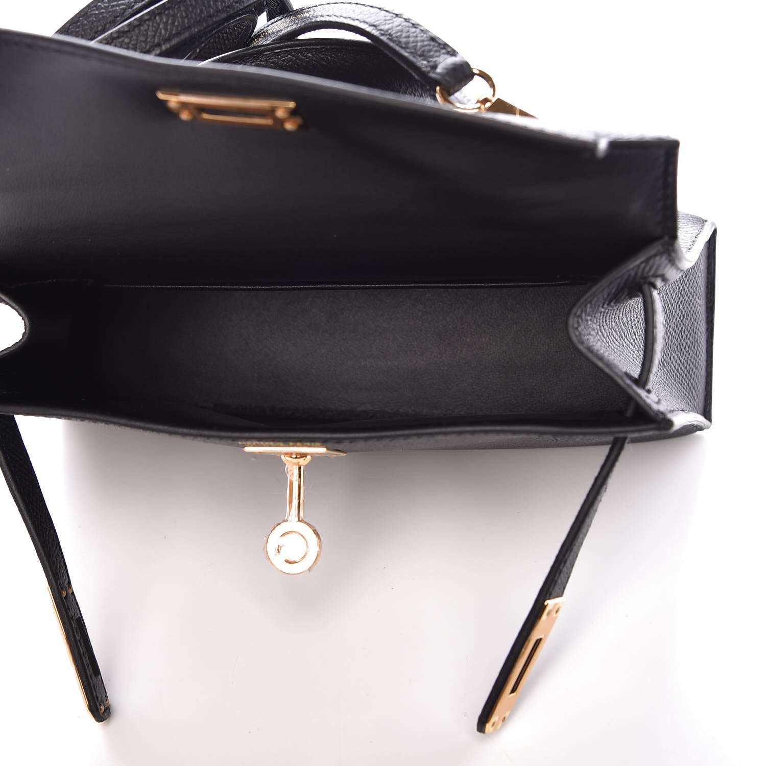 Hermes Epsom Mini Kelly Sellier 20 Black 5 of 8