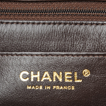 Chanel Lambskin Quilted Jumbo Single Flap Dark Brown 6 of 8