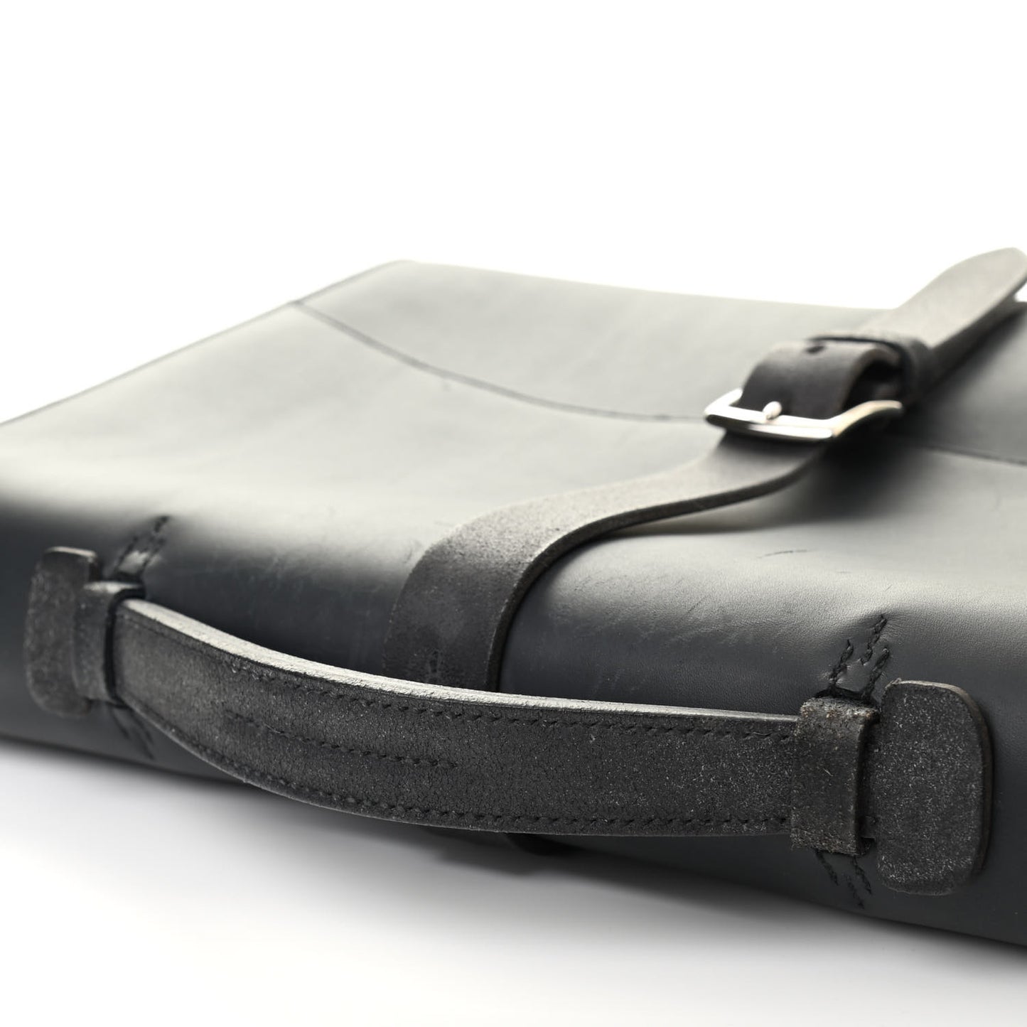Sombrero Hunter Cowhide Etriviere II Meeting 38 Briefcase Black