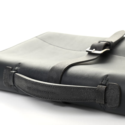 Hermes Sombrero Hunter Cowhide Etriviere II Meeting 38 Briefcase Black 17 of 20