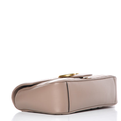 Gucci Calfskin Matelasse Small GG Marmont Shoulder Bag Porcelain Rose 4 of 9