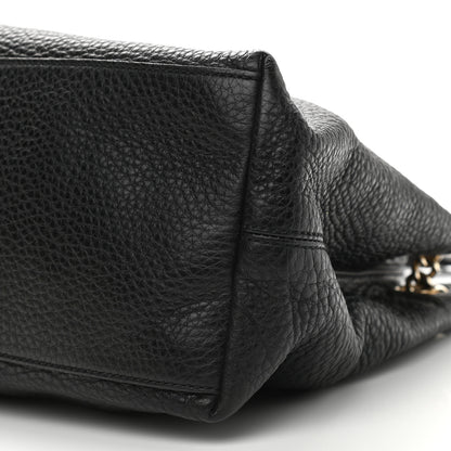 Gucci Pebbled Calfskin Medium Soho Chain Shoulder Bag Black 10 of 10
