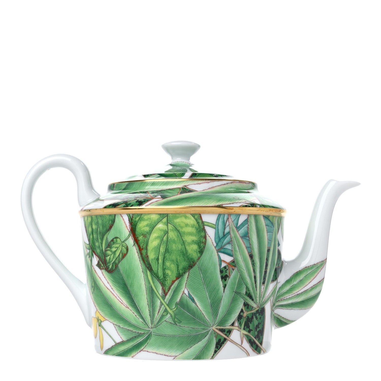 Hermes Porcelain Passiflora Teapot 1 of 7