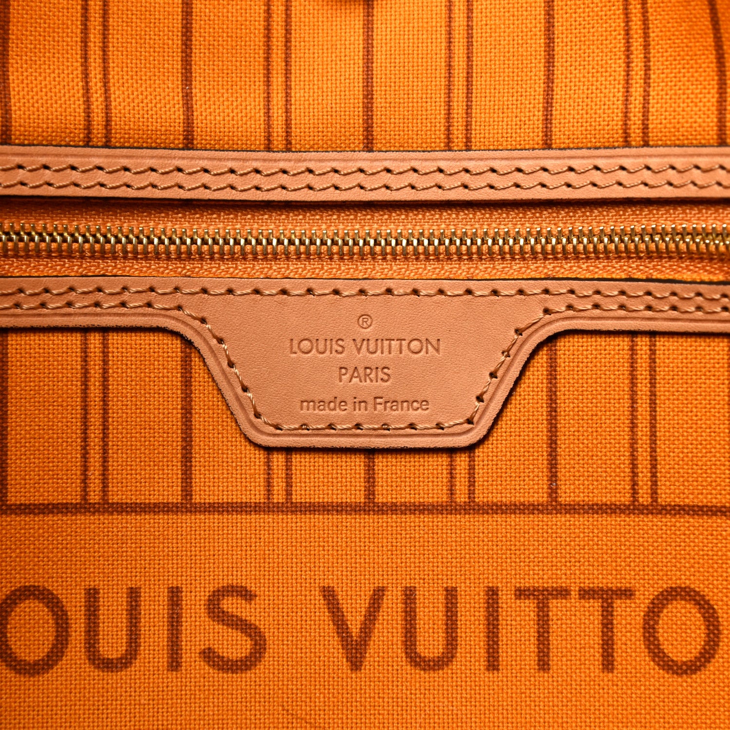 Louis Vuitton Damier Azur Braided Neverfull MM Orange 7 of 12
