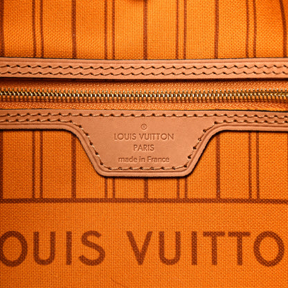 Louis Vuitton Damier Azur Braided Neverfull MM Orange 7 of 12