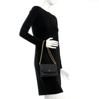 Chanel Lambskin Quilted Small Single Flap Black 2 of 8