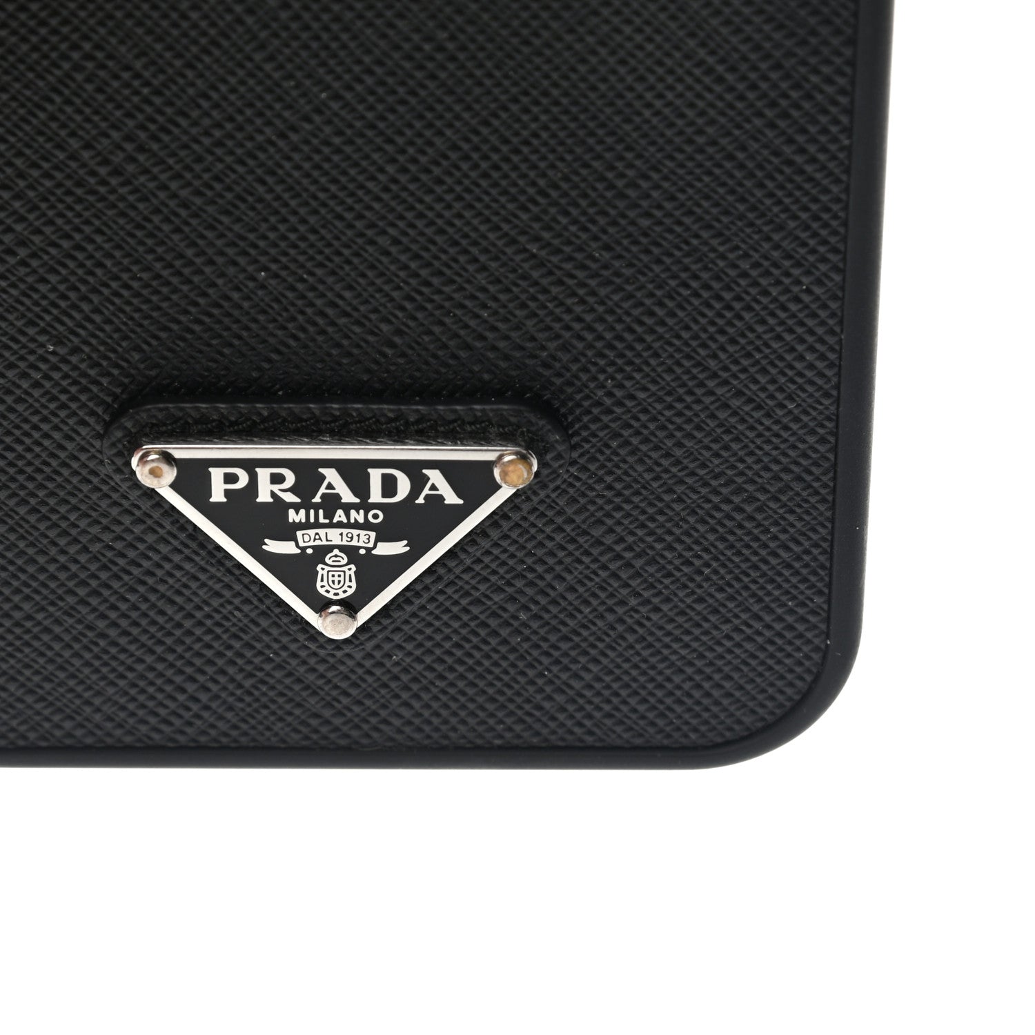 Prada Saffiano Metal iPhone 13 Pro Max Case Black 8 of 9