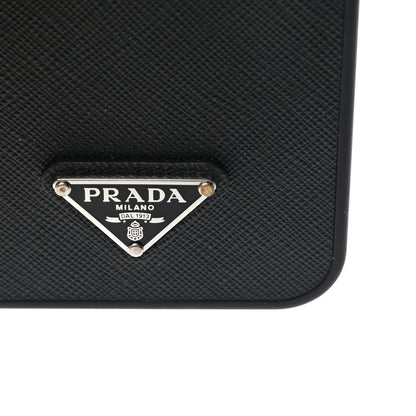 Prada Saffiano Metal iPhone 13 Pro Max Case Black 8 of 9