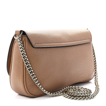 Gucci Pebbled Calfskin Medium Soho Flap Crossbody Camelia 2 of 11