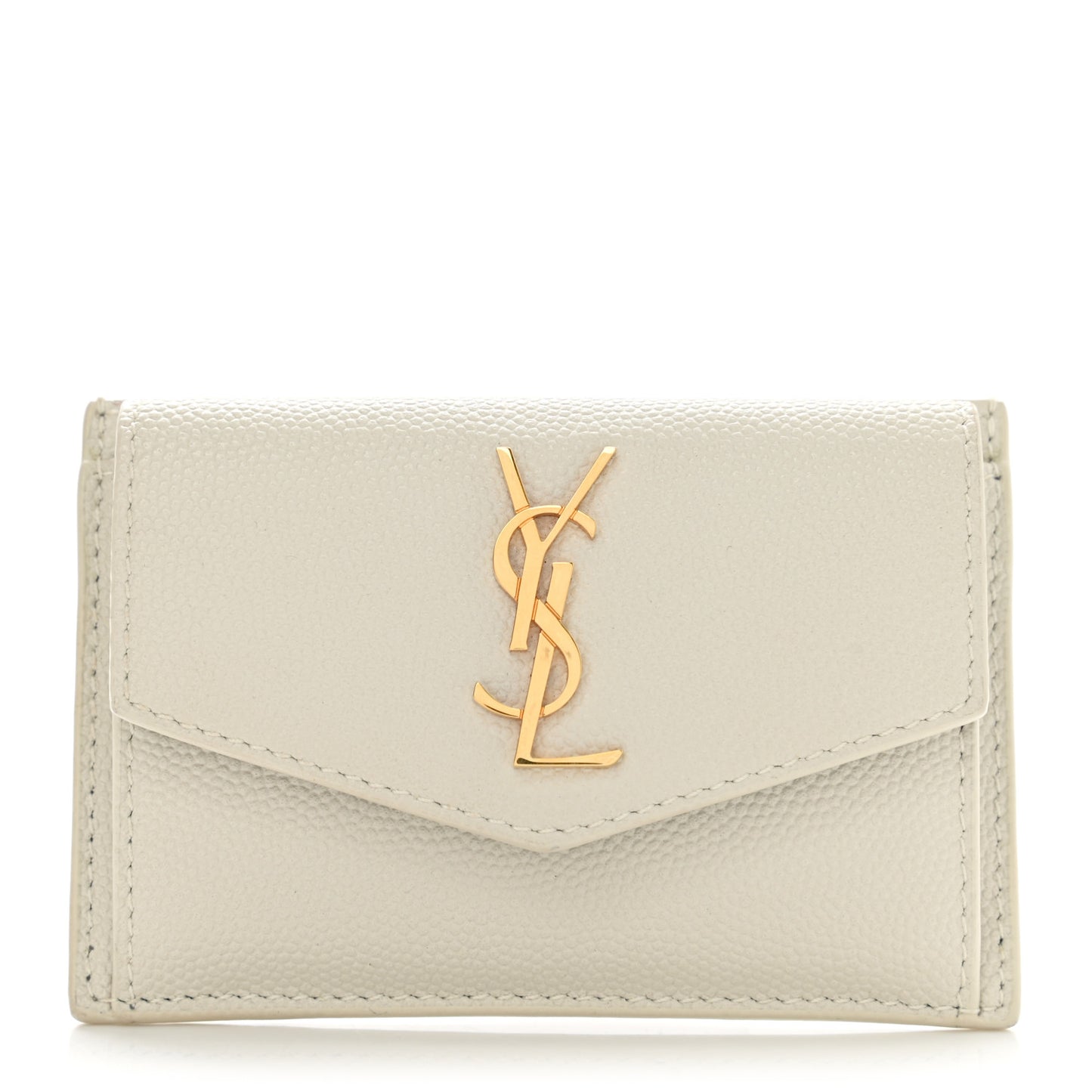 Grain De Poudre Uptown Monogram Card Case Blanc Vintage