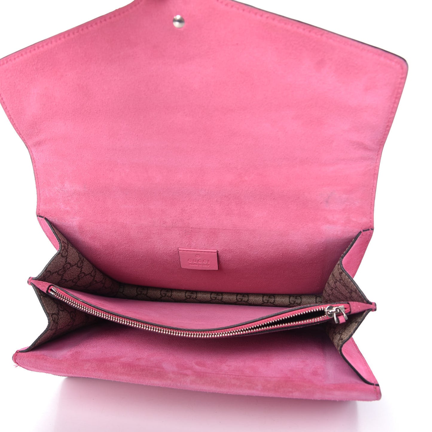 GG Supreme Monogram Suede Pierced Heart Embroidered Medium Dionysus Shoulder Bag Beige Ebony Pink Tropical Flower