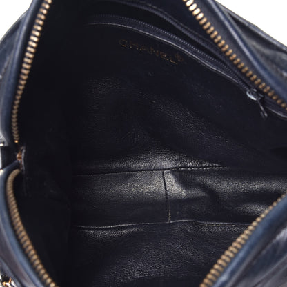Chanel Lambskin Quilted CC Tassel Camera Case Navy 4 of 8