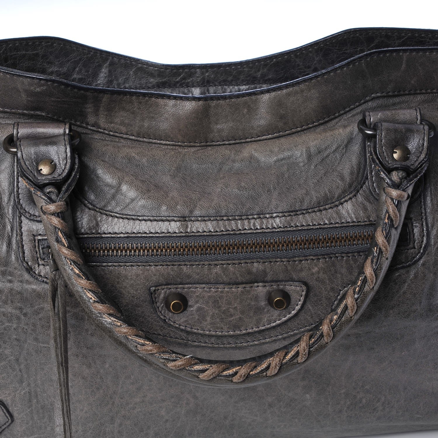 Balenciaga Agneau Classic Hardware City Anthracite 10 of 13