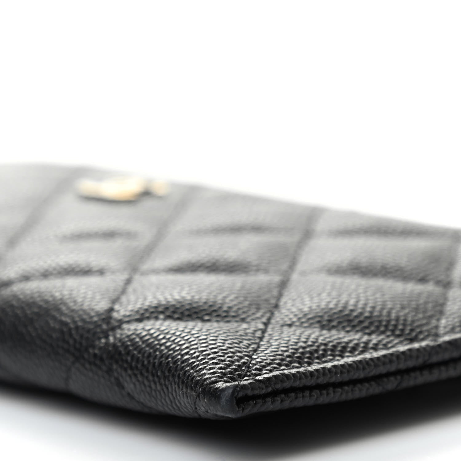 Chanel Caviar Quilted Classic Zip Pouch Black 9 of 10