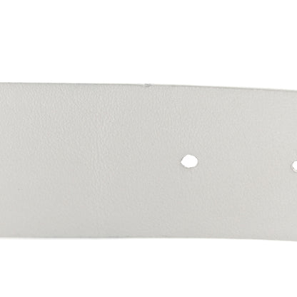 Christian Dior Calfskin 30 Montaigne Belt 85 34 White 7 of 9