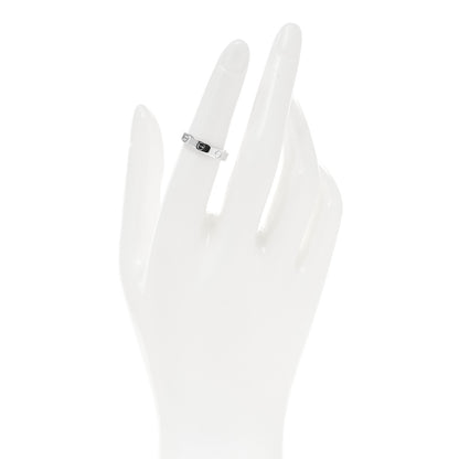 Cartier 18K White Gold 3.5mm LOVE Wedding Band Ring 51 5.75 2 of 4
